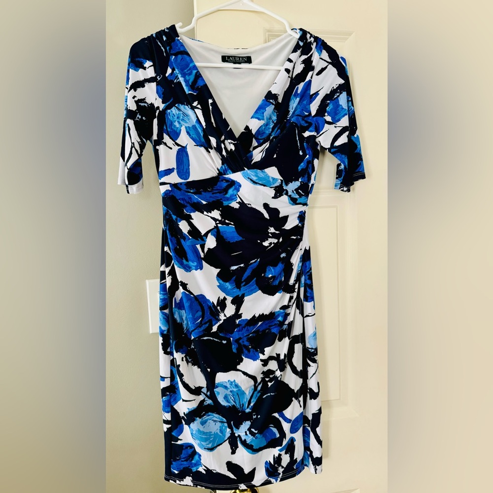 Ralph Lauren office wear dress summer runs big can fit small to medium